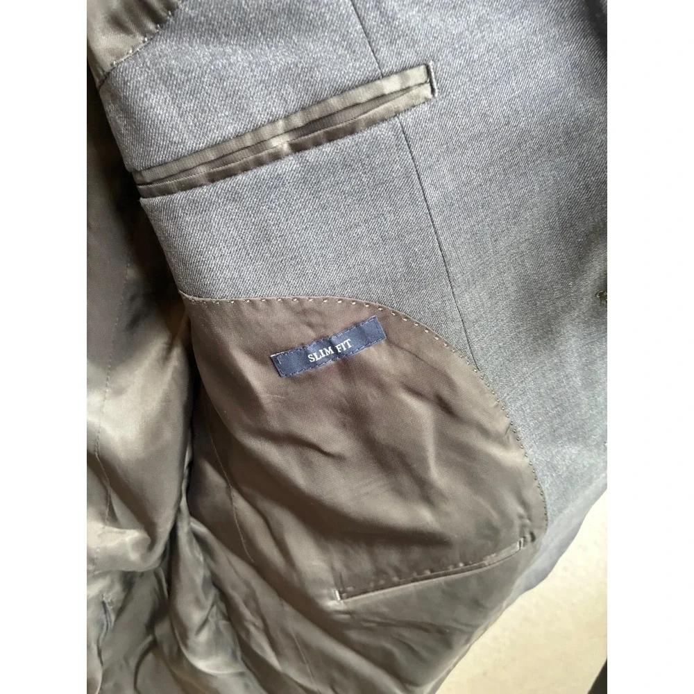 Jos. A. Bank 1905 Collection Slim Fit 100% Wool Suit Jacket Gray 44R